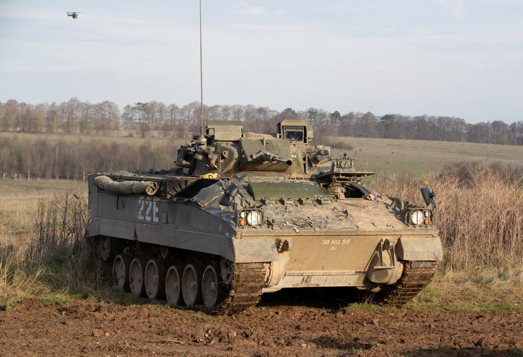 Warrior Infantry Fighting Vehicle 121218 CREDIT CROWN COPYRIGHT