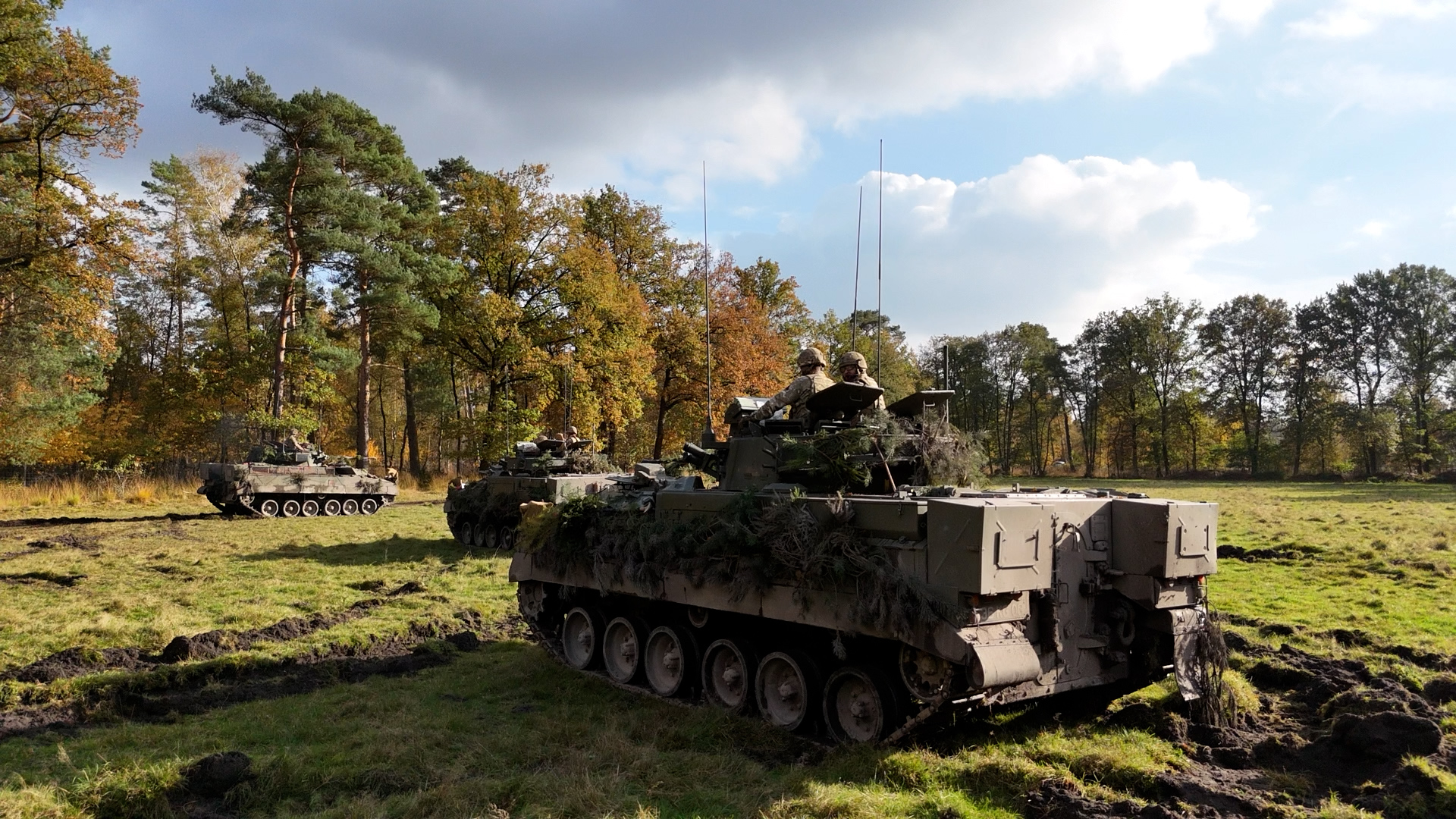 Warriors on Nato's Forward Holding Base in Sennelager