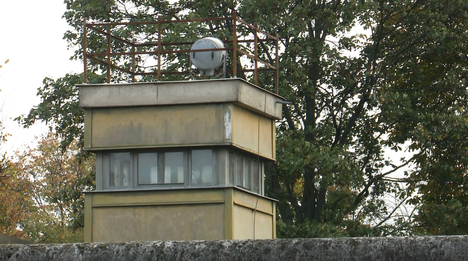 Berlin Wall Watch Tower 2019. Credit BFBS