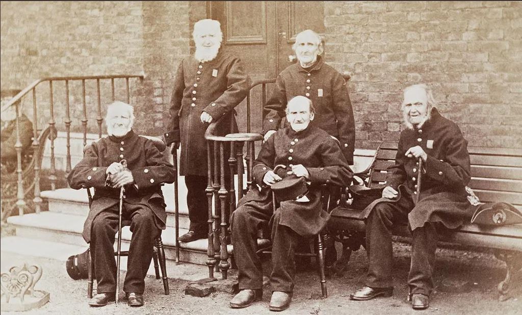 Ageing veterans at Royal Hospital Chelsea. Credit: RHC