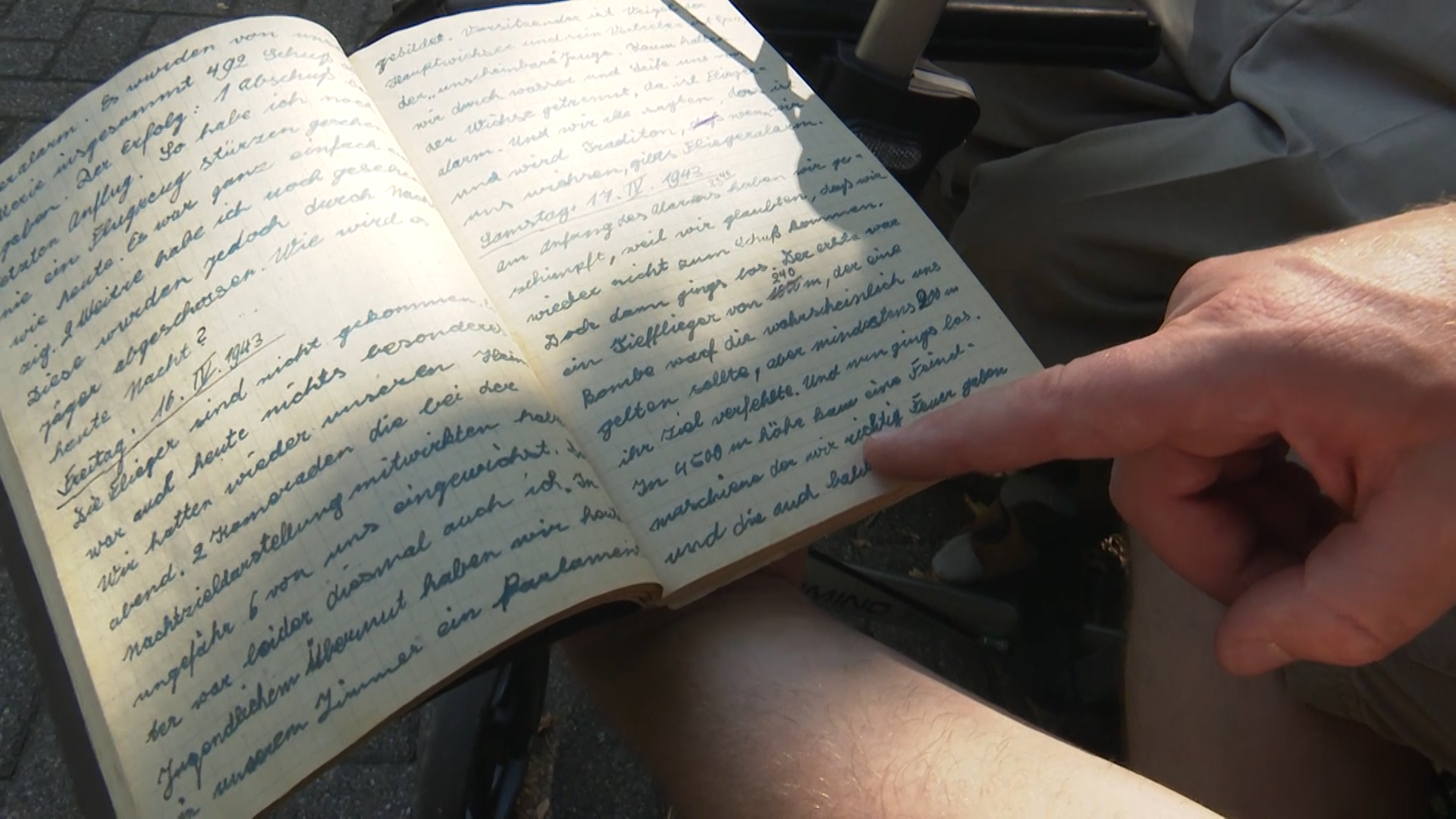 Werner Raubenheimer's diary recalls the night of the incident.
