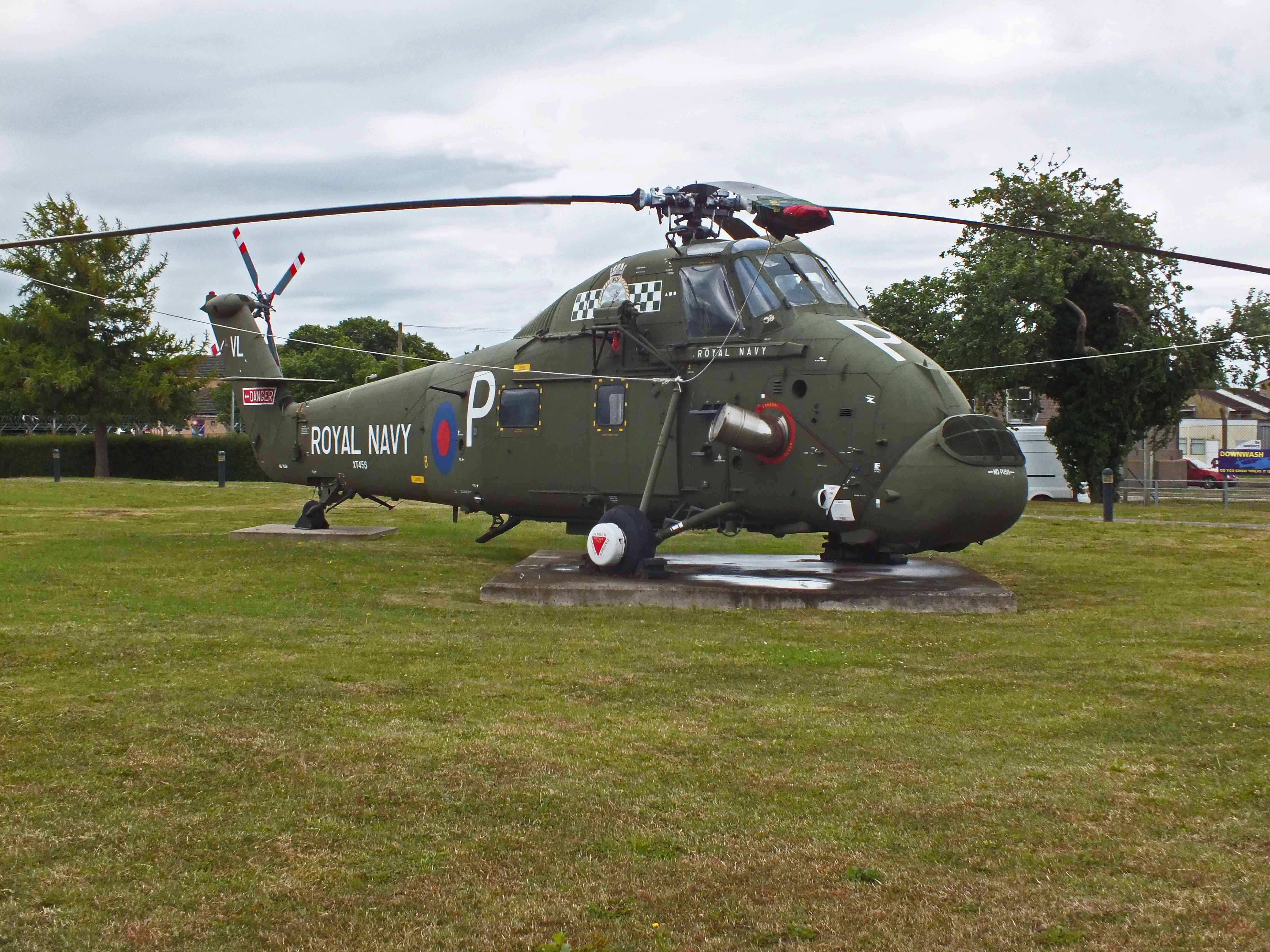 A Wessex helicopter graces RNAS Yeovilton. Picture: Peter Bryant. 