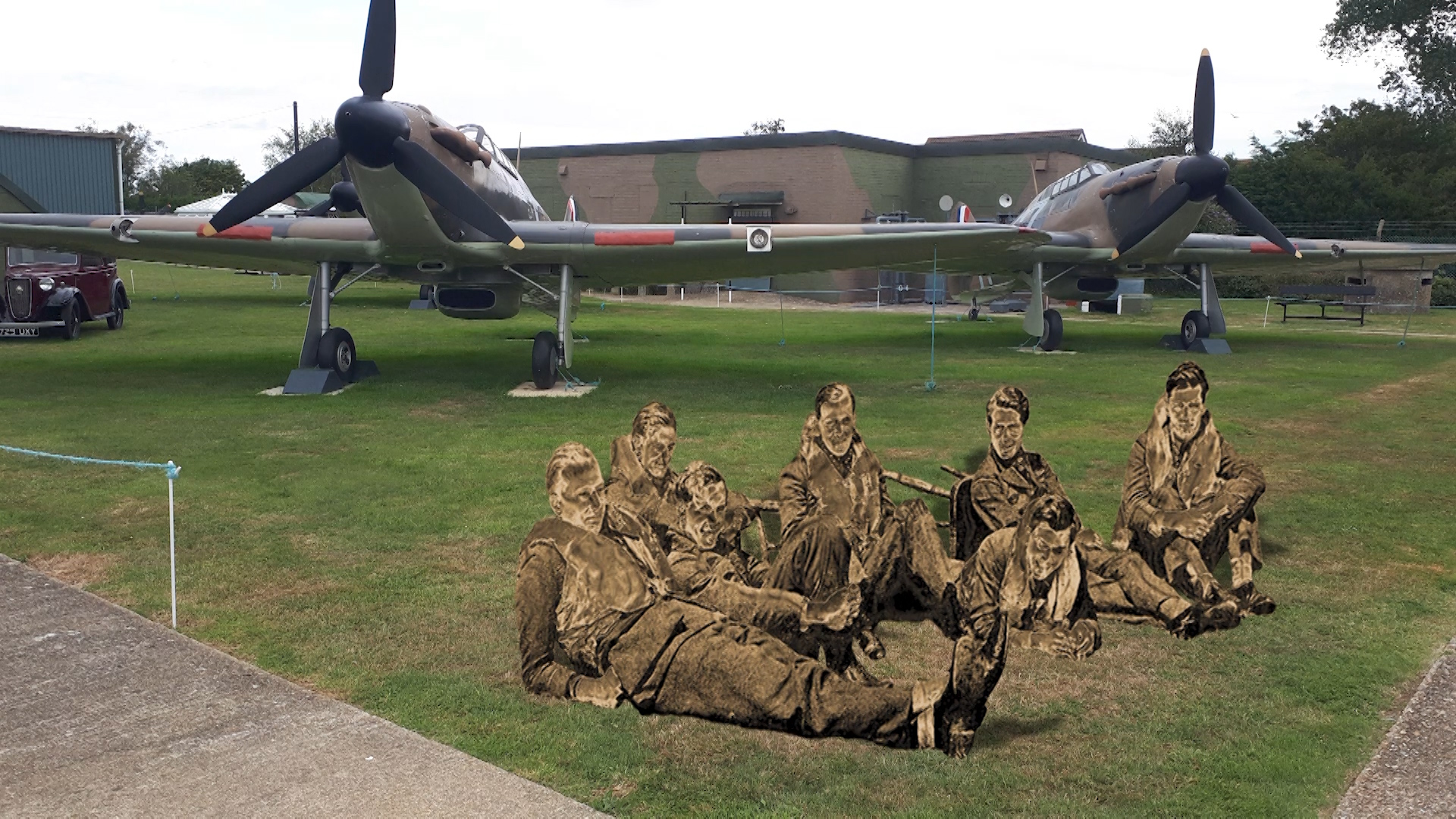 What the statue based on the Battle of Britain No 32 Squadron taken at RAF Hawkinge may look like 21102020 CREDIT Kent Battle of Britain Museum