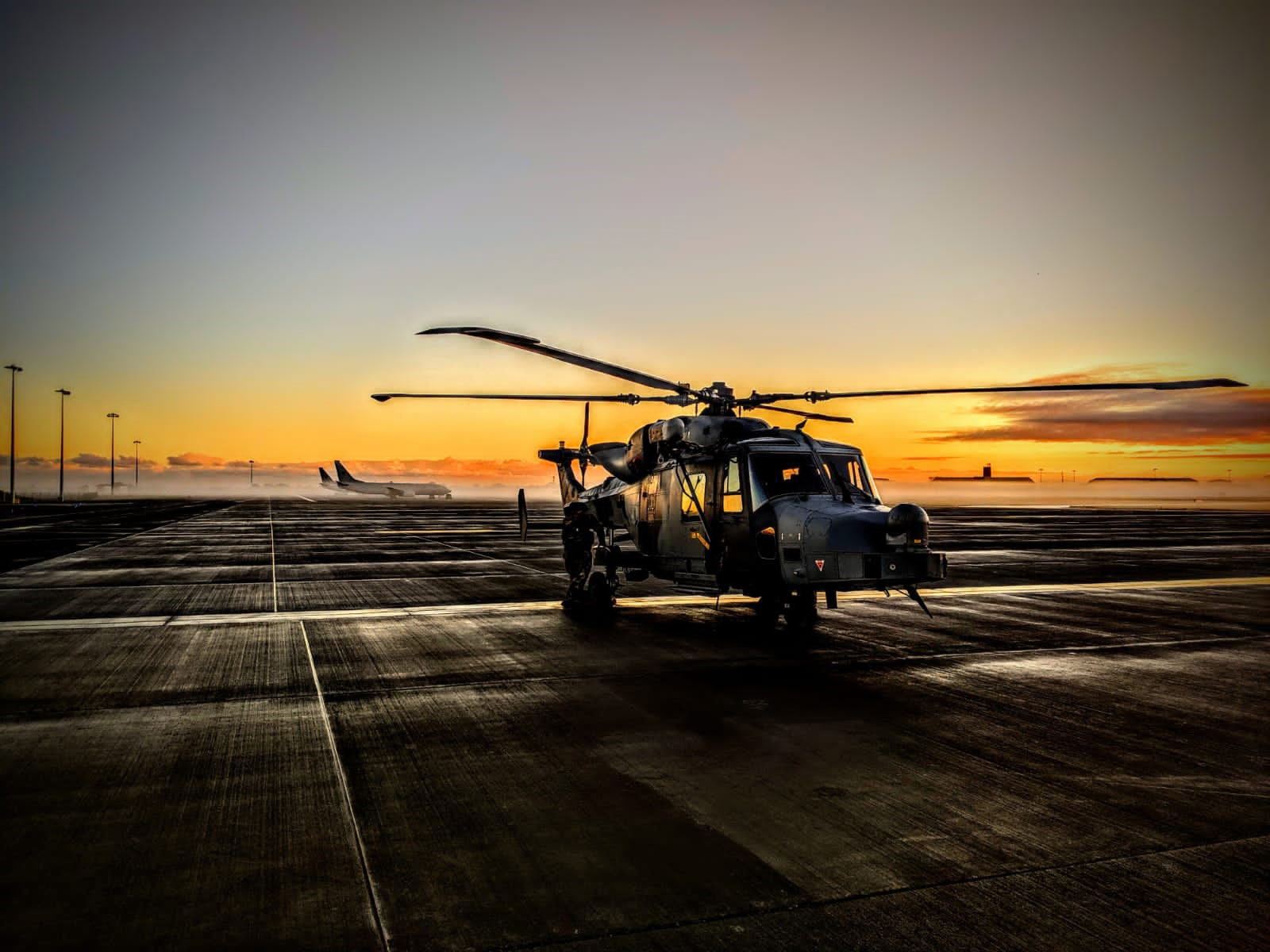 Wildcat pictured at RAF Lossiemouth (Picture: Royal Navy).