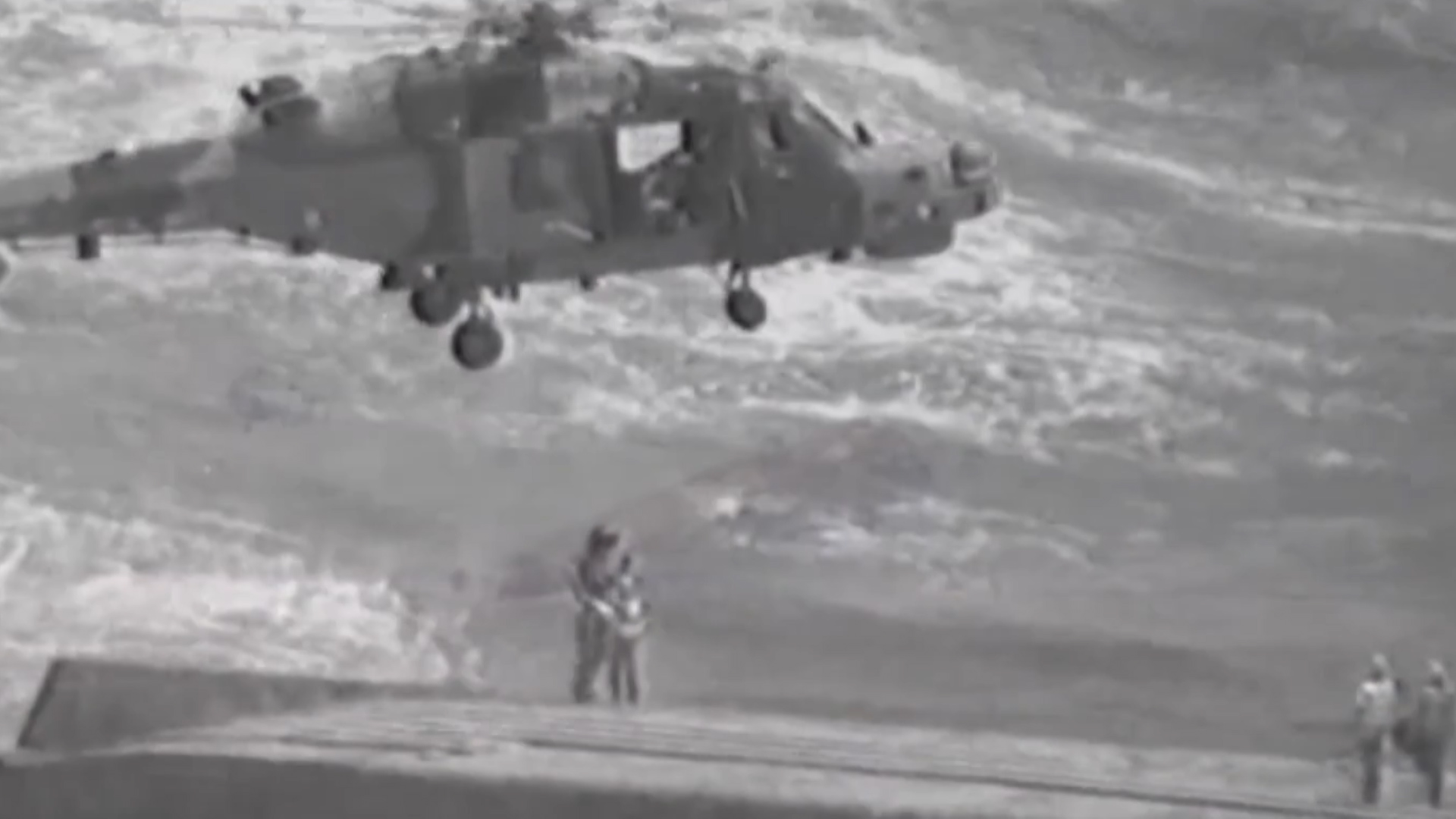 WATCH: Royal Navy In Dramatic Rescue Of Mother & Children In Caribbean Wildcat Hurricane Maria