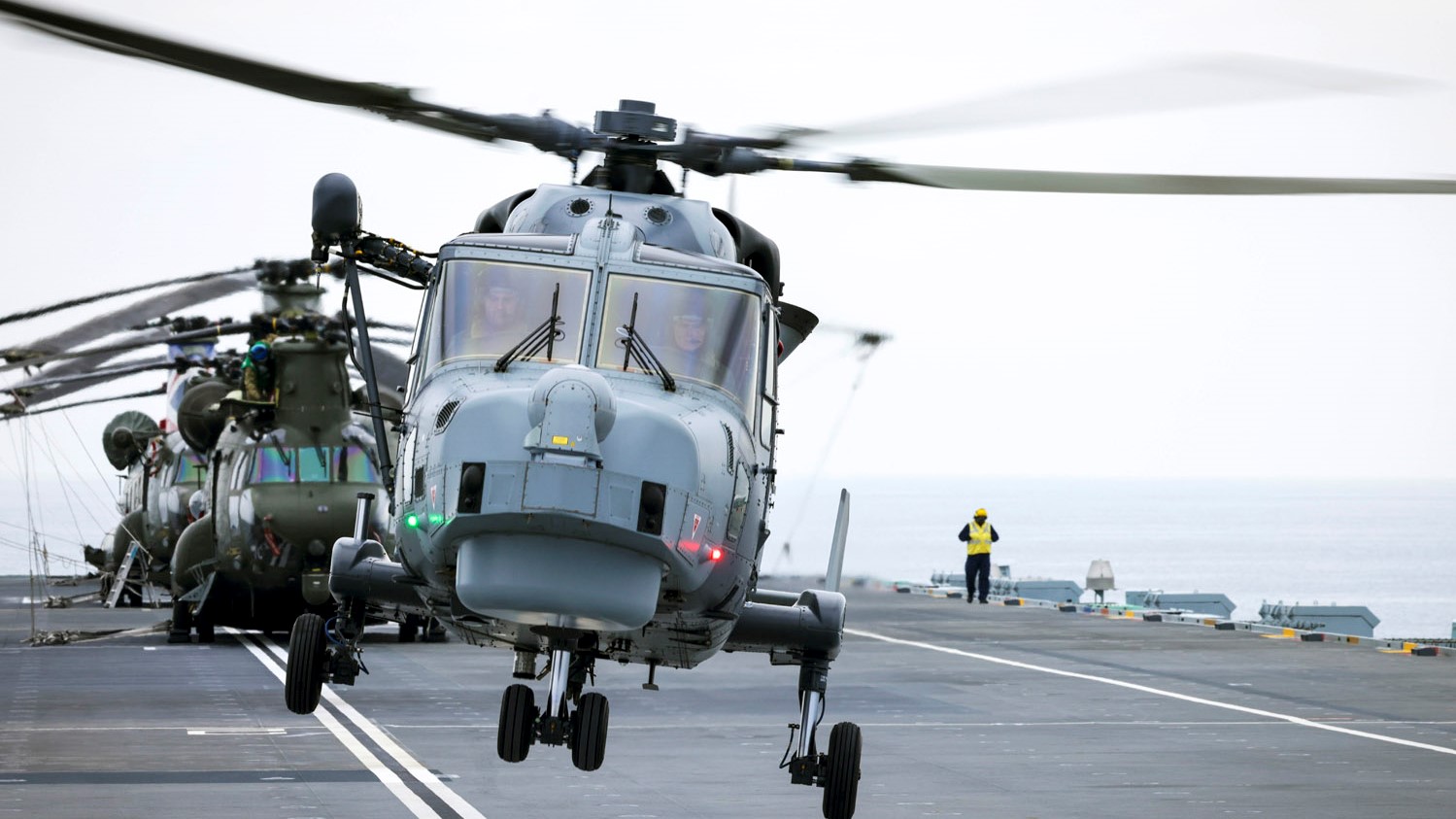 The AW159 Wildcat helicopter have returned to the skies, confirmed the Ministry of Defence (Picture: Navy MOD).