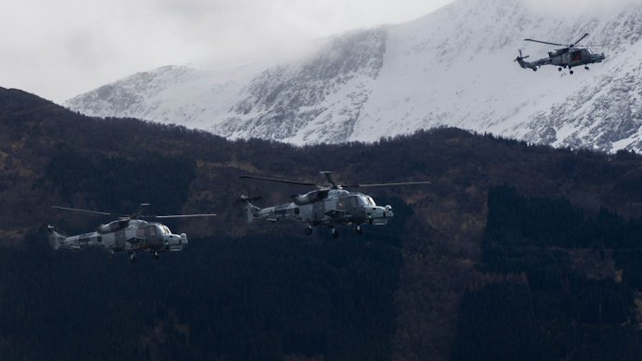 Exercise Tamber Shield 24 brought Royal Navy Wildcats to the coast of Norway