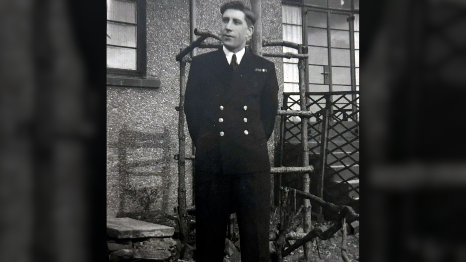 Will Blackett (Grandad) in the mid-1950s in Navy uniform (Picture: Royal Navy)