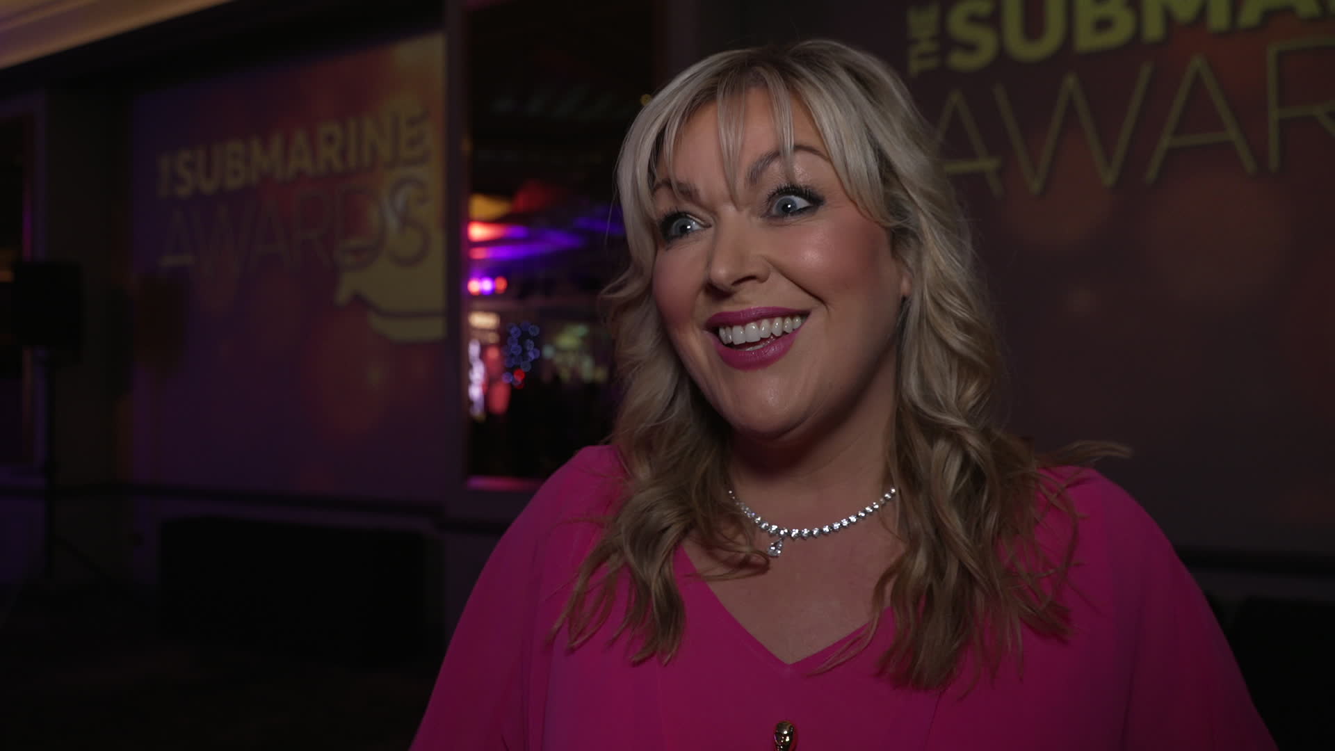 Ms Howard, winner of the Naval Families Federation award said she was determined to "try and make things better for the family, the children, and the loved ones of those deployed all the time" (Picture: BFBS)