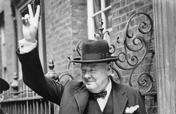 Winston Churchill V for Victory