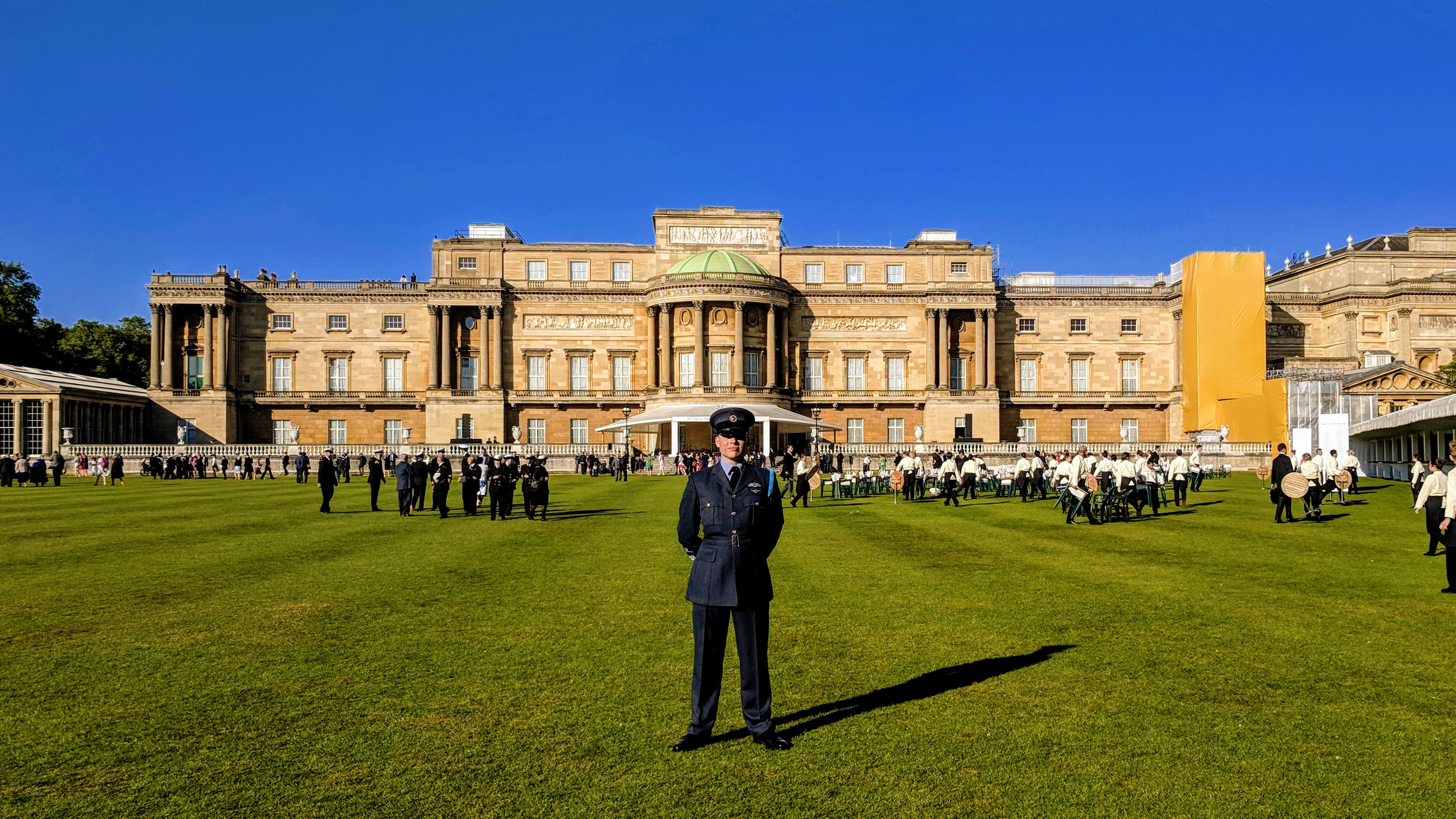 Cadet of the Week CWO Jordan Bertolaso of 1406 (Spalding) Sqn ATC  at Buckingham Palace