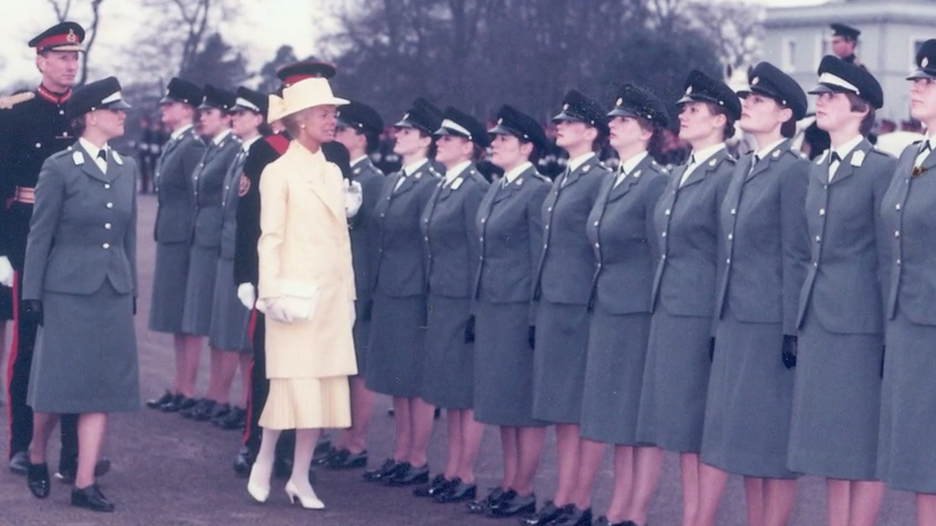 Women passing out at Sandurst for the first time in 1984