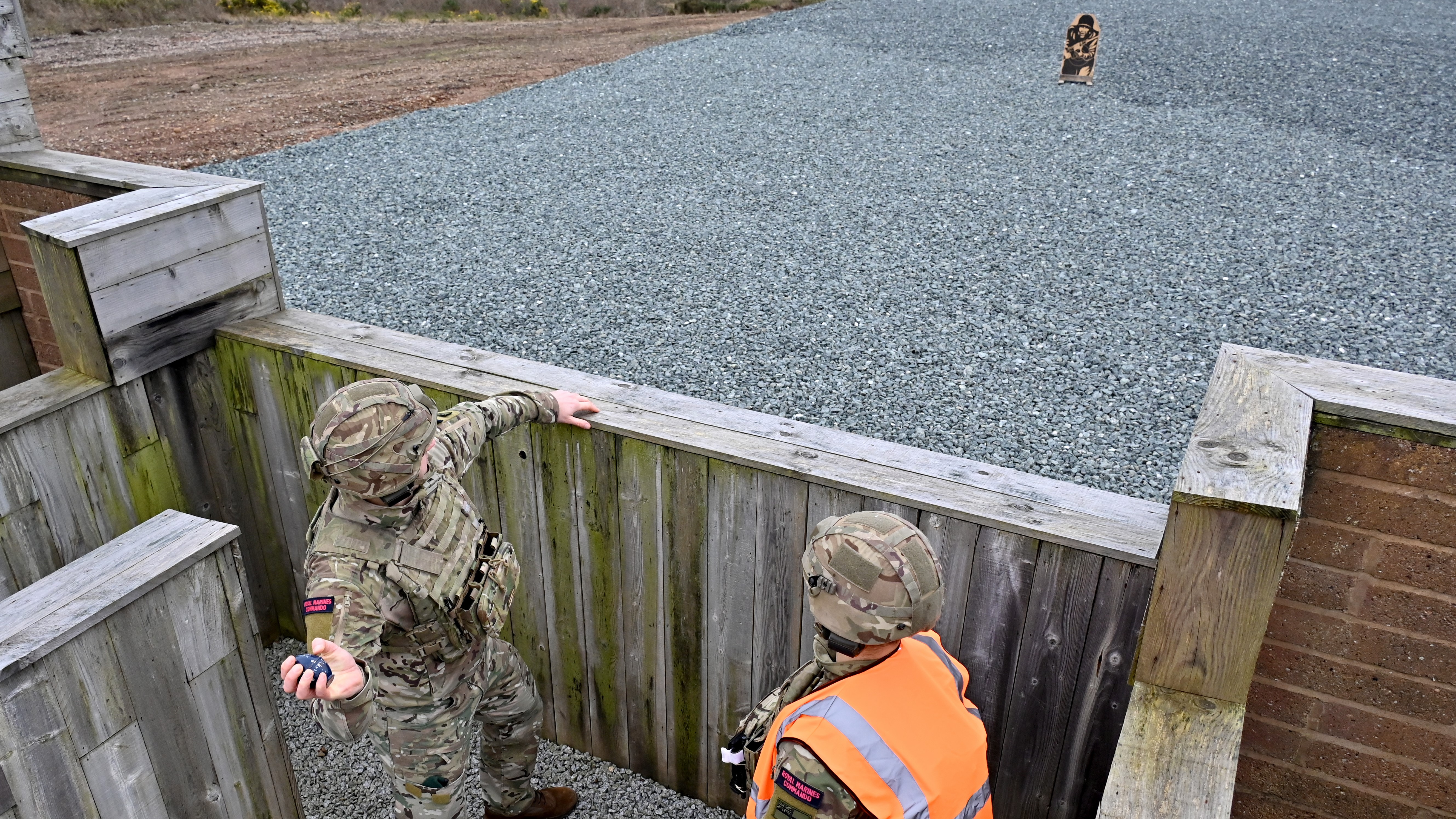 Woodbury Common grenade range has reopened after extensive refurbishment (Picture: MOD).