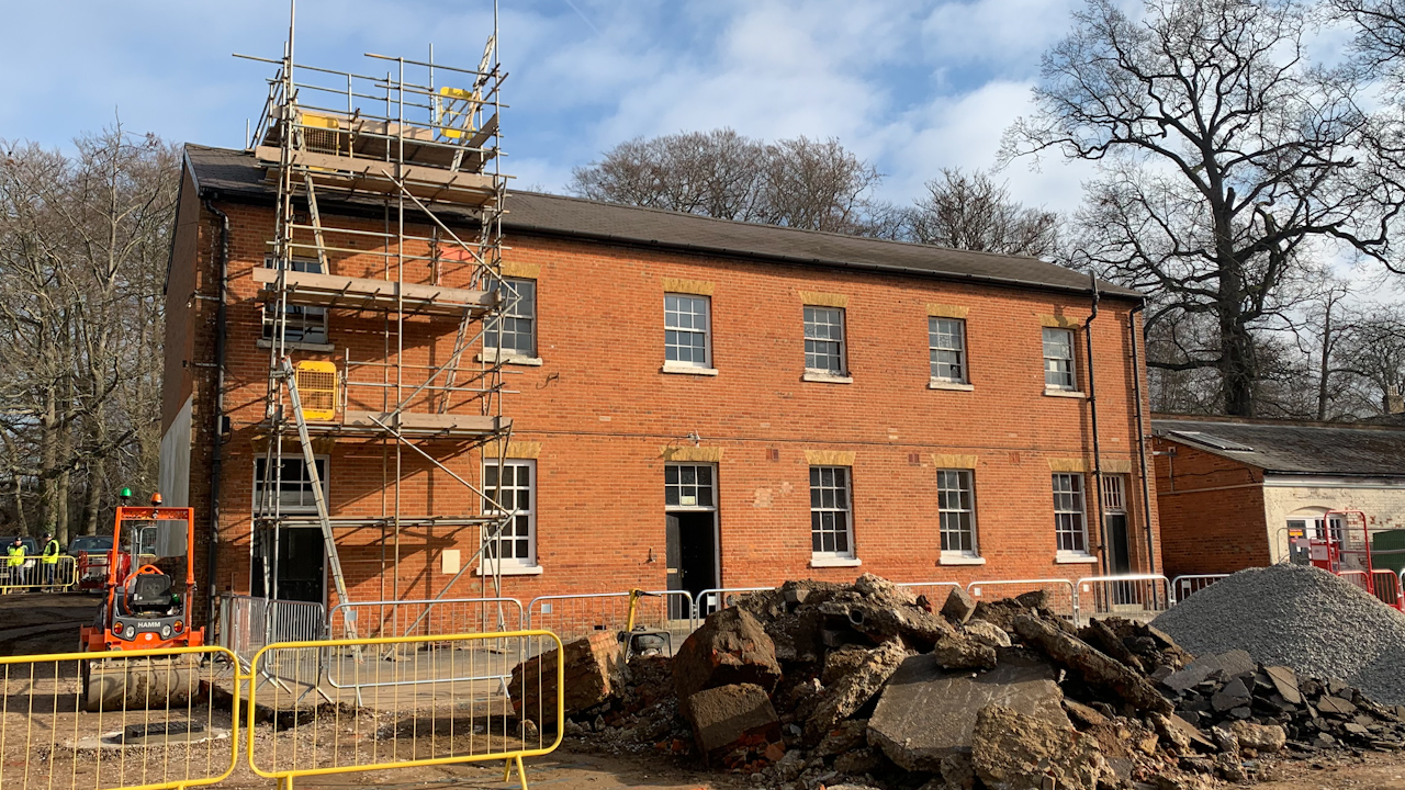 Work has begun on the new music facilities at the Royal Military Academy Sandhurst (Picture British Army).