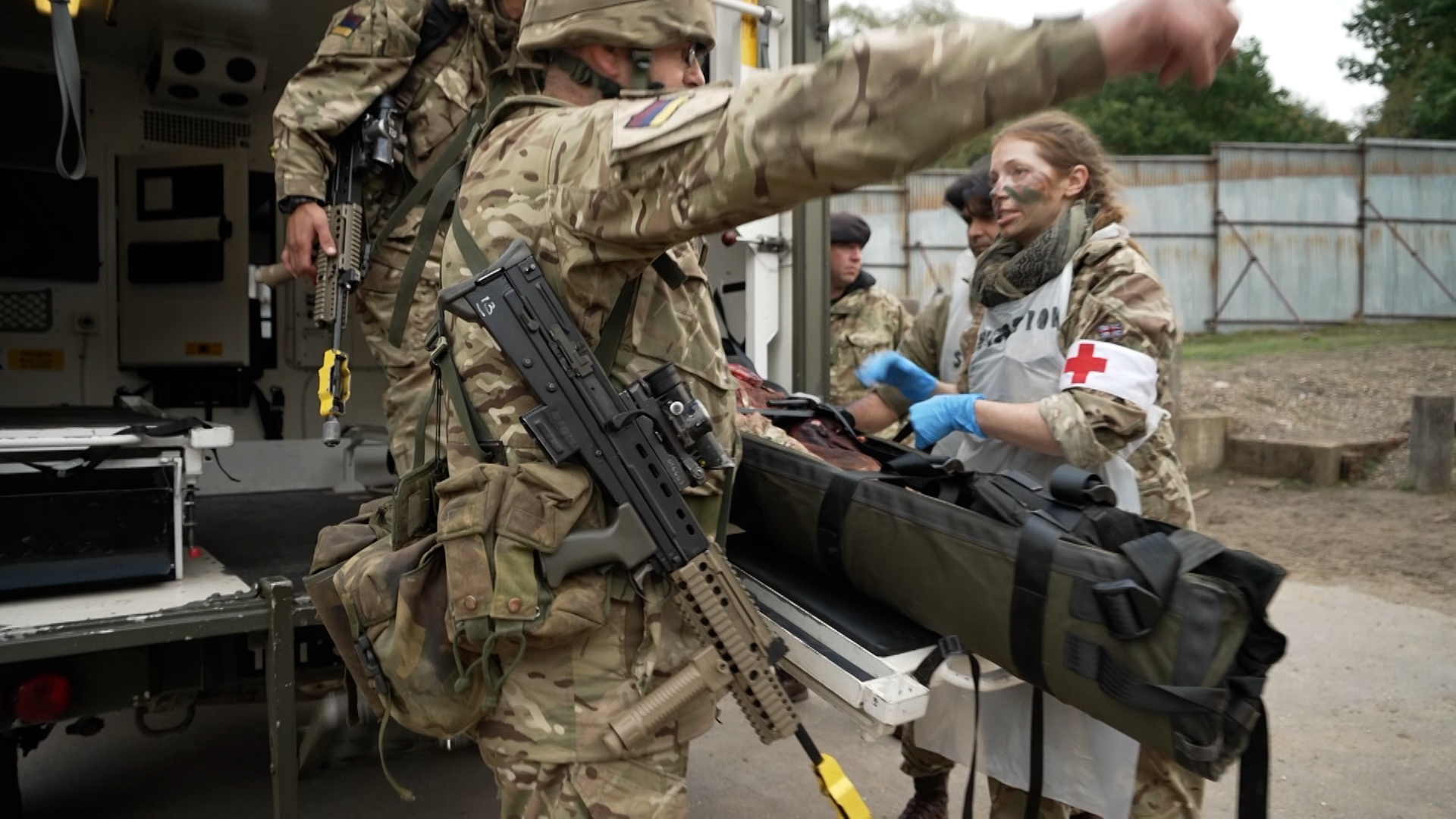World Menopause Day 212 Field Hospital Ex Steel Warrior CREDIT BFBS