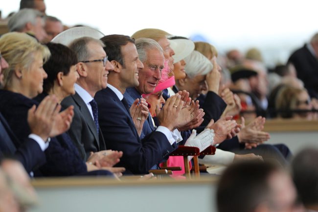 World leaders and Her Majesty The Queen at D Day 75 commemorations 050619 CREDIT MOD.jpg