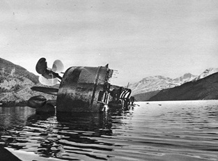 The wreck of HMS Hardy in April 1940 (Picture: Royal Navy).