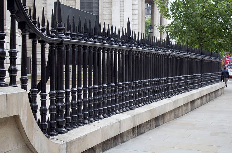 Wrought iron railings St Pauls