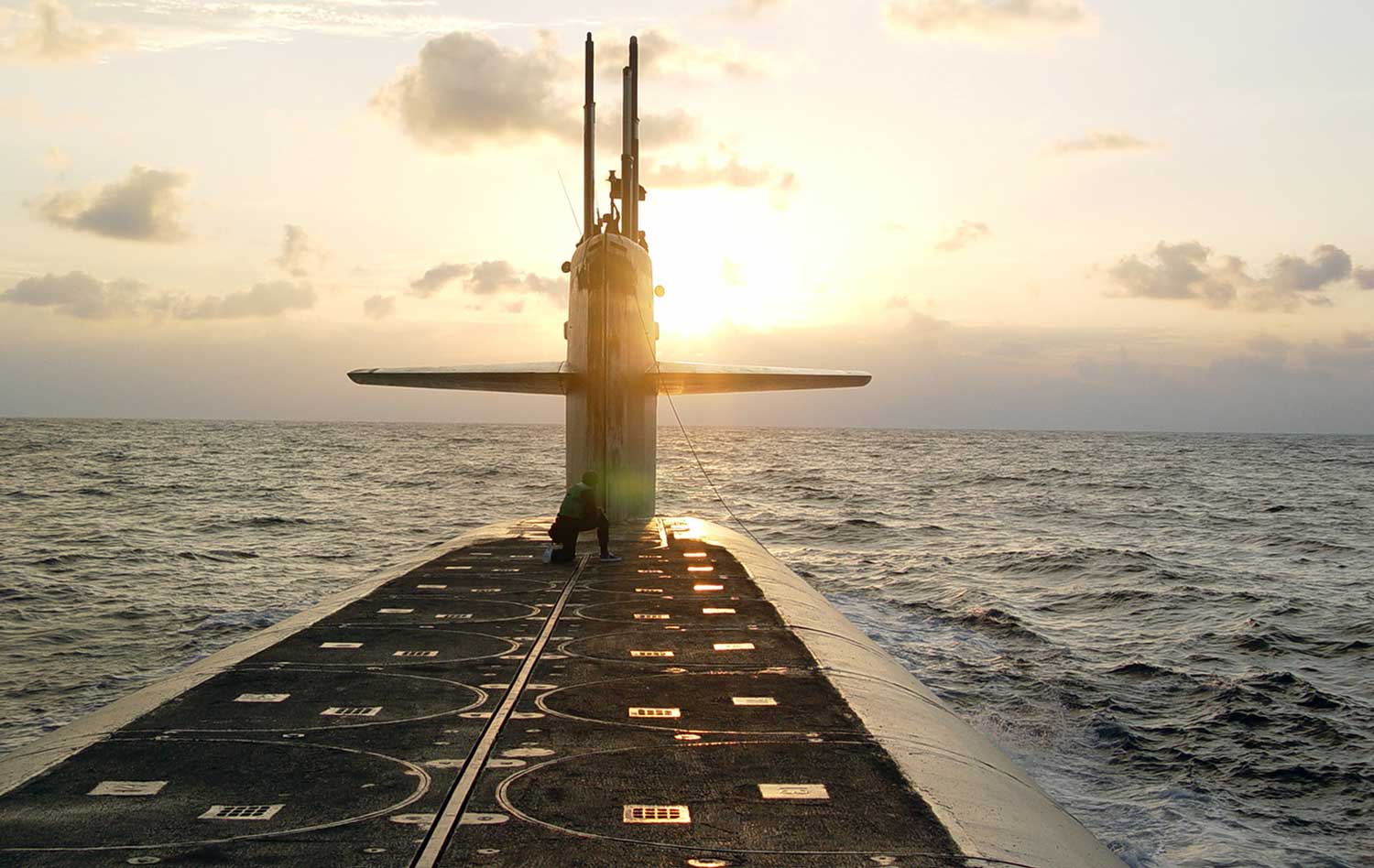 Ohio-class ballistic missile submarine USS Wyoming 