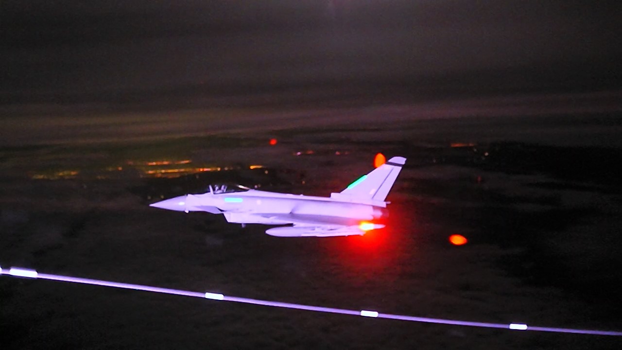 The vast Airbus A330s serve a dual purpose, ferrying troops and military families to postings around the world, but also as an air-to-air refuelling aircraft, hugely extending the range of jets like the Typhoon