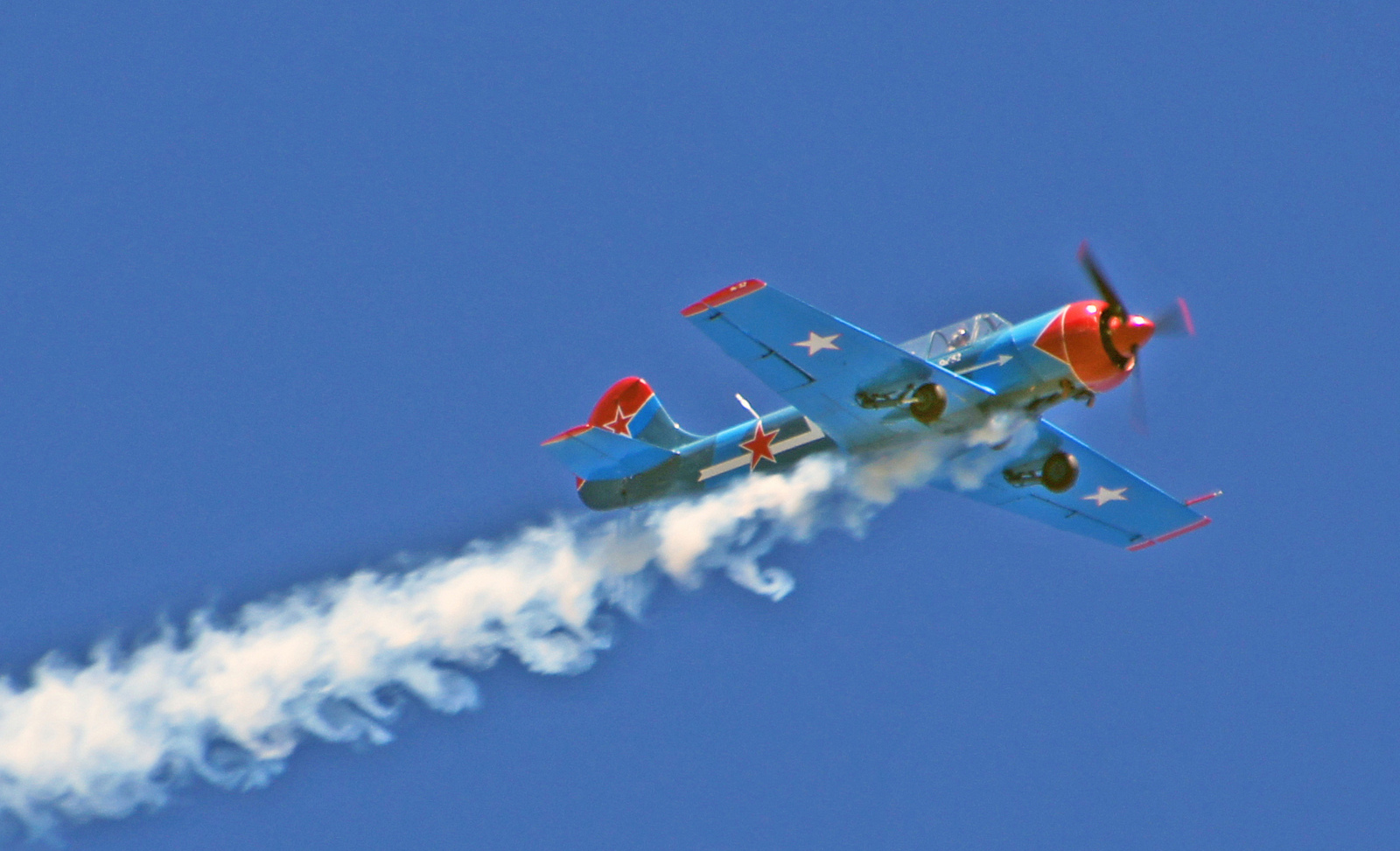 A Yak-52 civilian aircraft, similar to the one that Flt Lt Parr was flying in (Picture: Bernard Spragg).