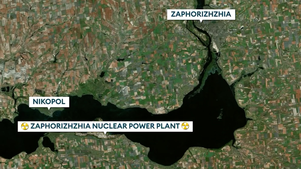 Zaphorizhzhia power station is currently in Russian hands.