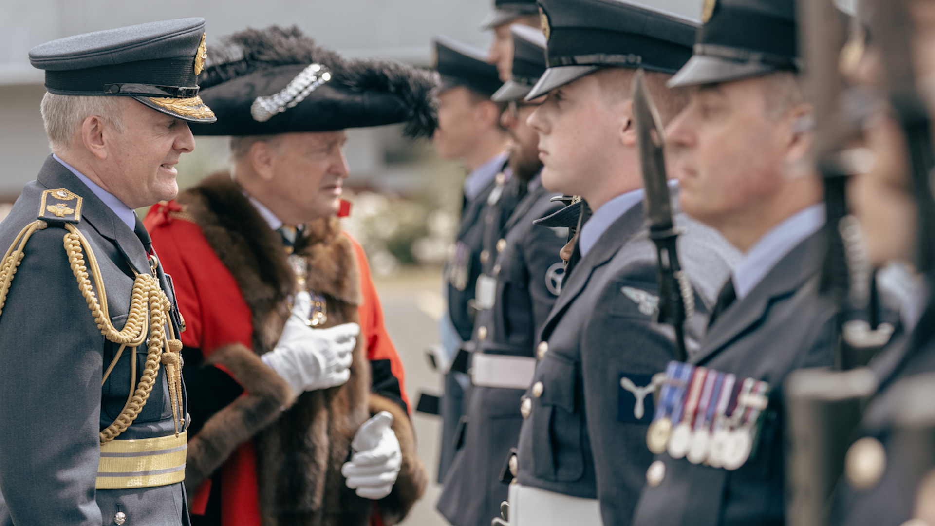 _600 Squadron received new Standard Air Chief Marshal Sir Rich Knighton reviewing 26062023 CREDIT RAF.jpg