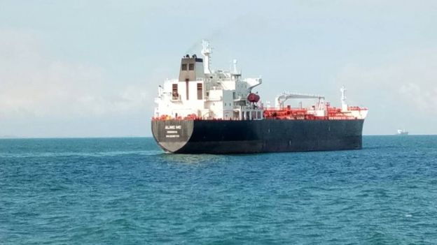 A picture of the Alnic MC tweeted by Malaysia's navy chief