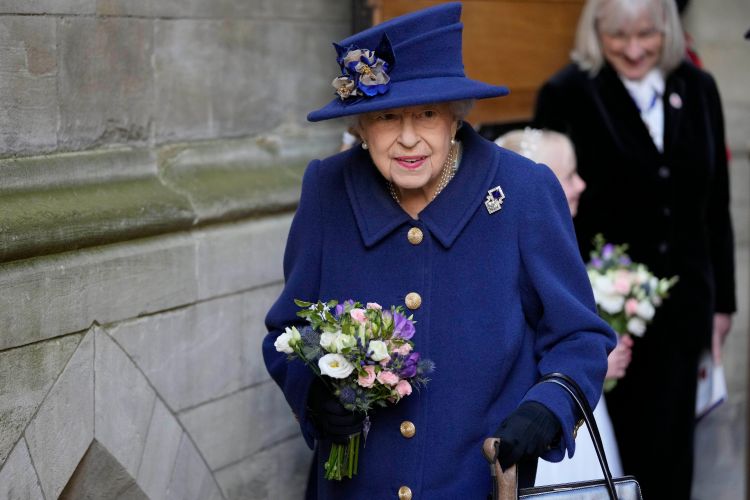 Queen Elizabeth II leaves after attending a Service of Thanksgiving at Westminster Abbey in London to mark the Centenary of the Royal British Legion, in October (Picture: PA/Alamy).