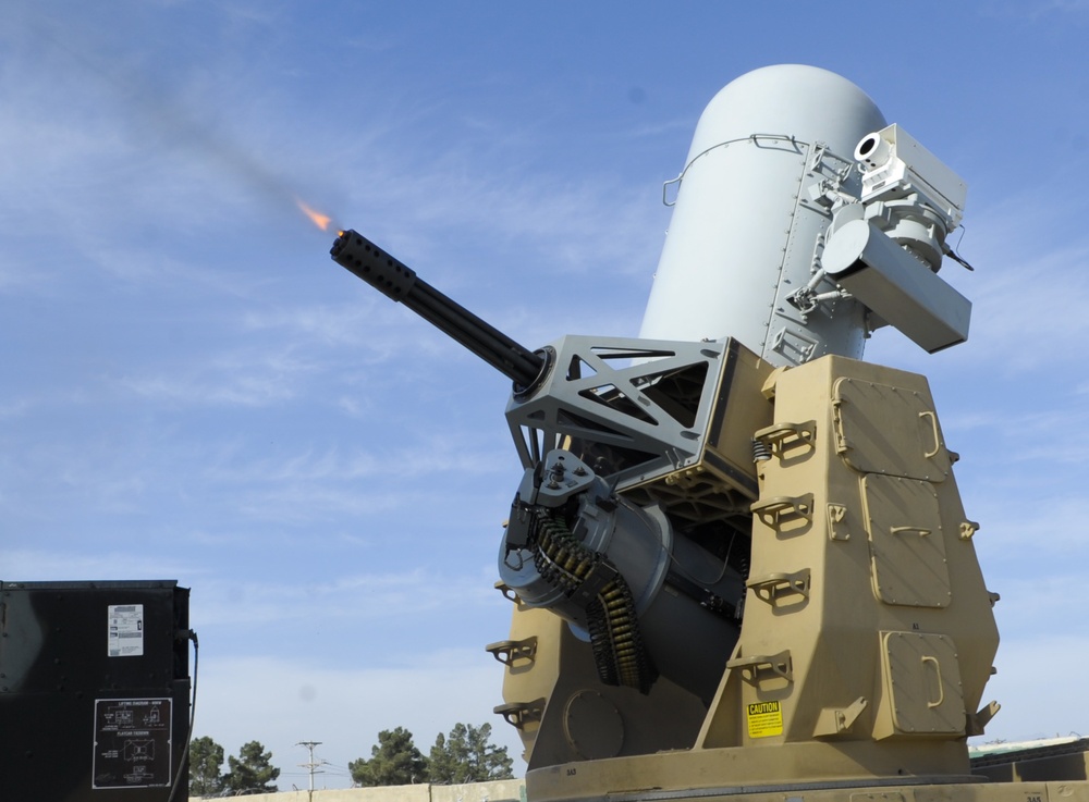 A Counter Rocket, Artillery and Mortar (C-RAM) weapon similar to that used to destroy the drones (Picture: US Department of Defense).
