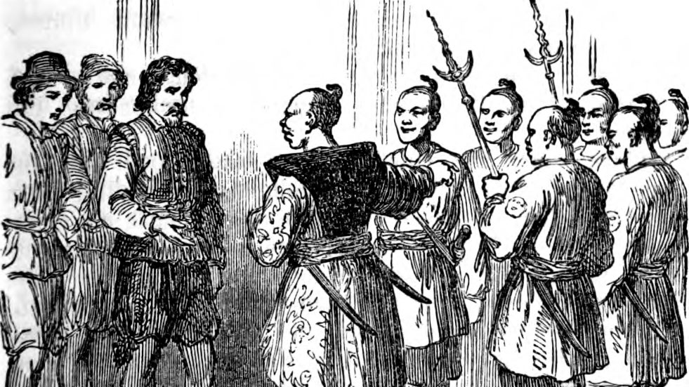 A drawing of William Adams from William Dalton's 1861 book Will Adams the first Englishman in Japan CREDIT Will Adams the first Englishman in Japan