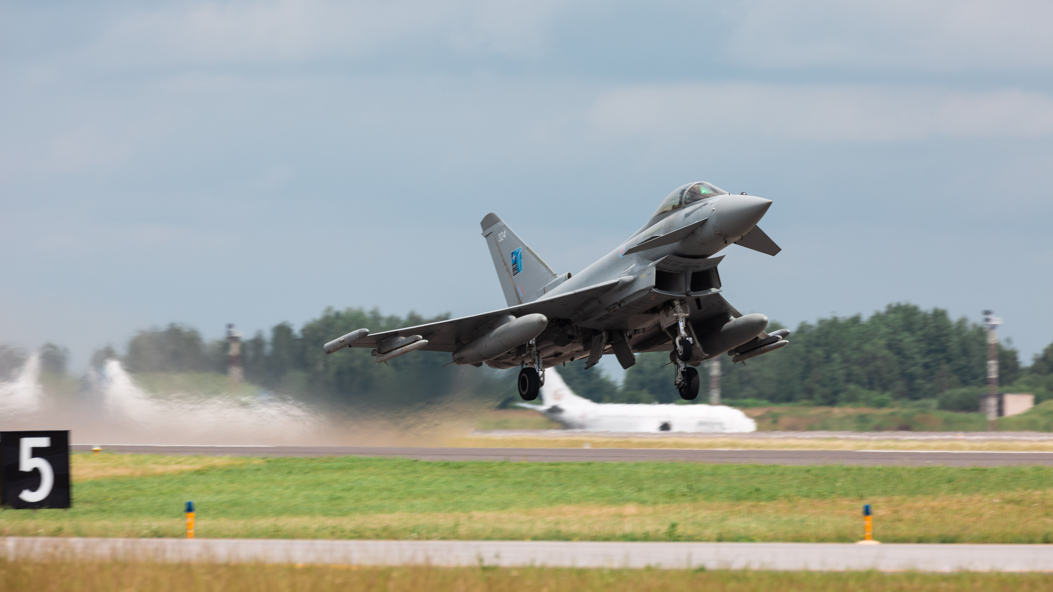 Royal Air Force Typhoons recently completed a NATO mission in Lithuania (Picture: RAF).