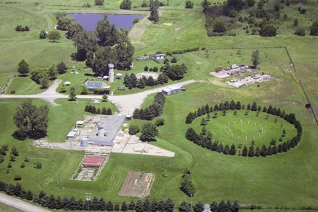 Grounds of refurbished missile silo