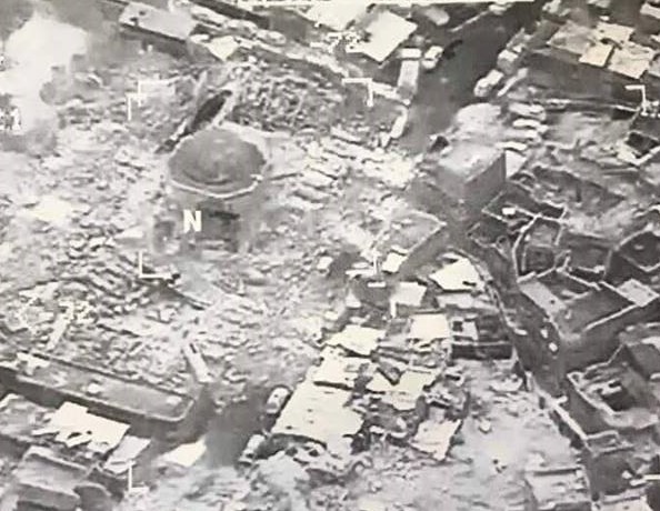 Destruction al Nuir Mosul Iraq