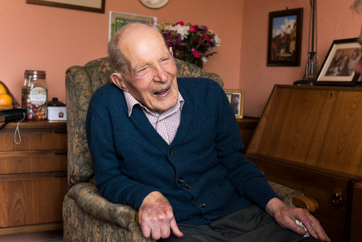 Alfred Smith- 110 year old man.