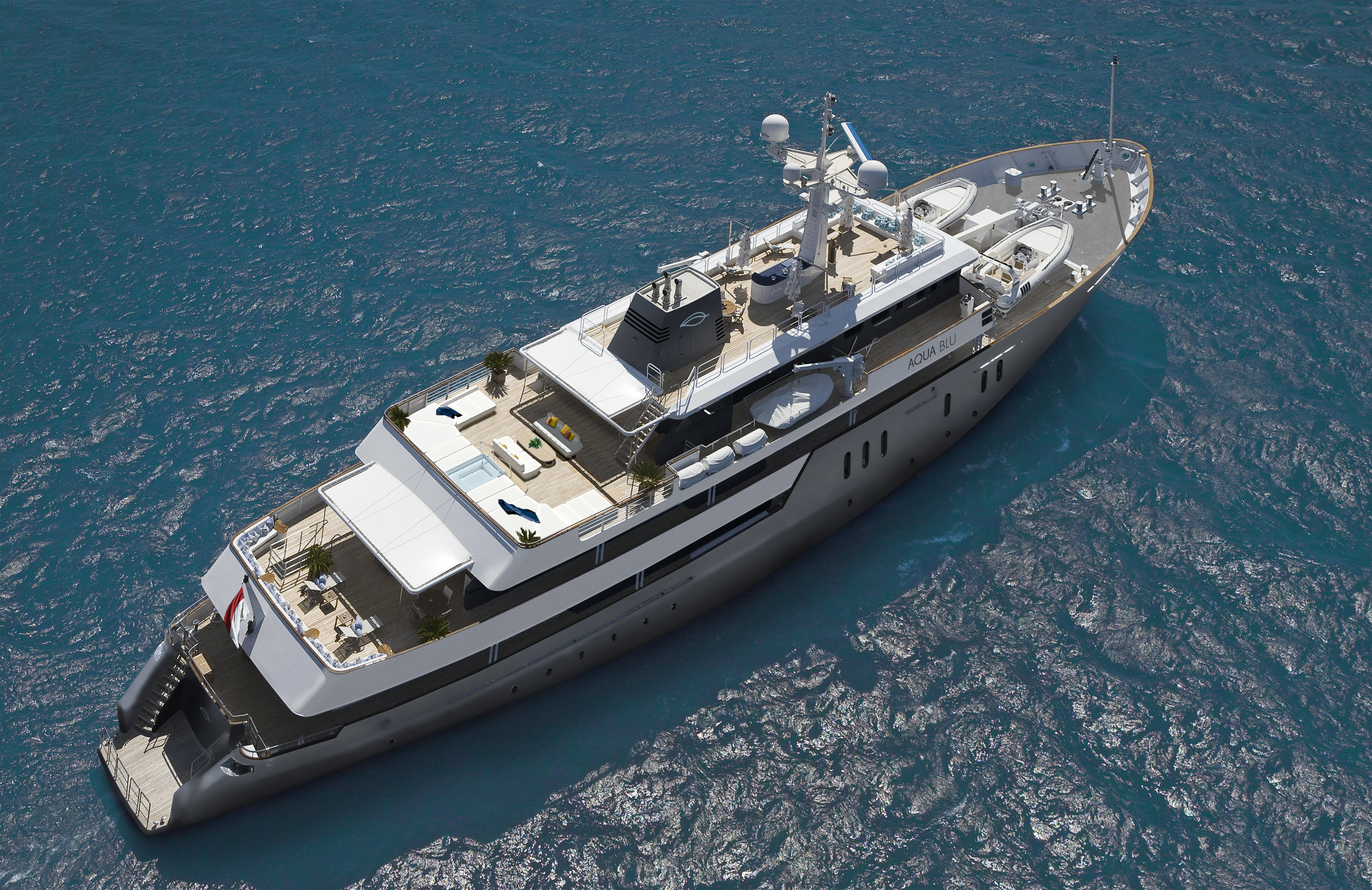 HMS Beagle now a superyacht named Aqua Blu