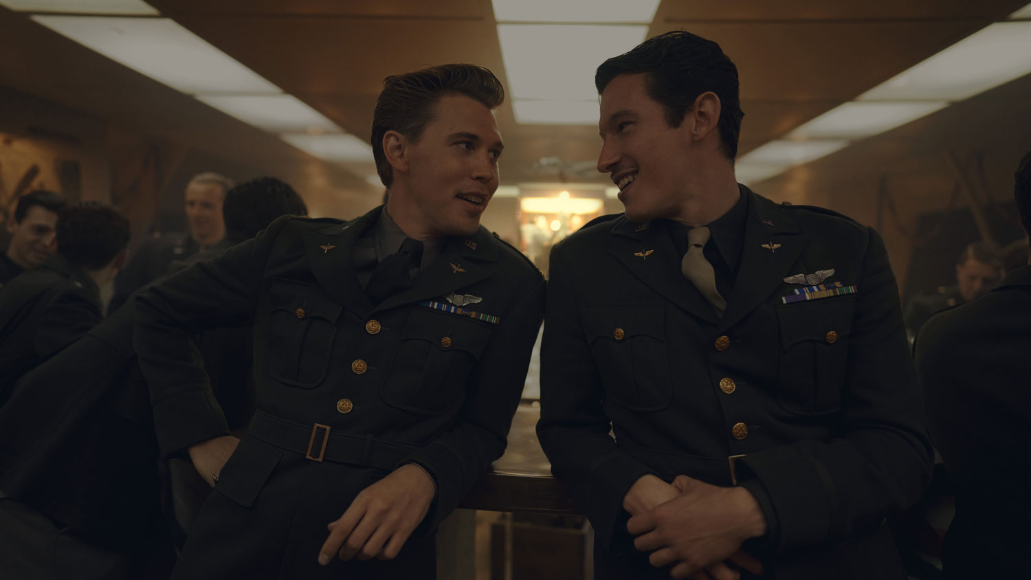 Austin Butler and Callum Turner in Masters of the Air premiering 26 January 2024 on Apple TV+ 3 CREDIT Apple TV+