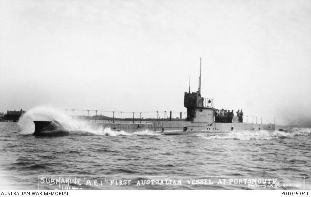 WWI australia submarine 