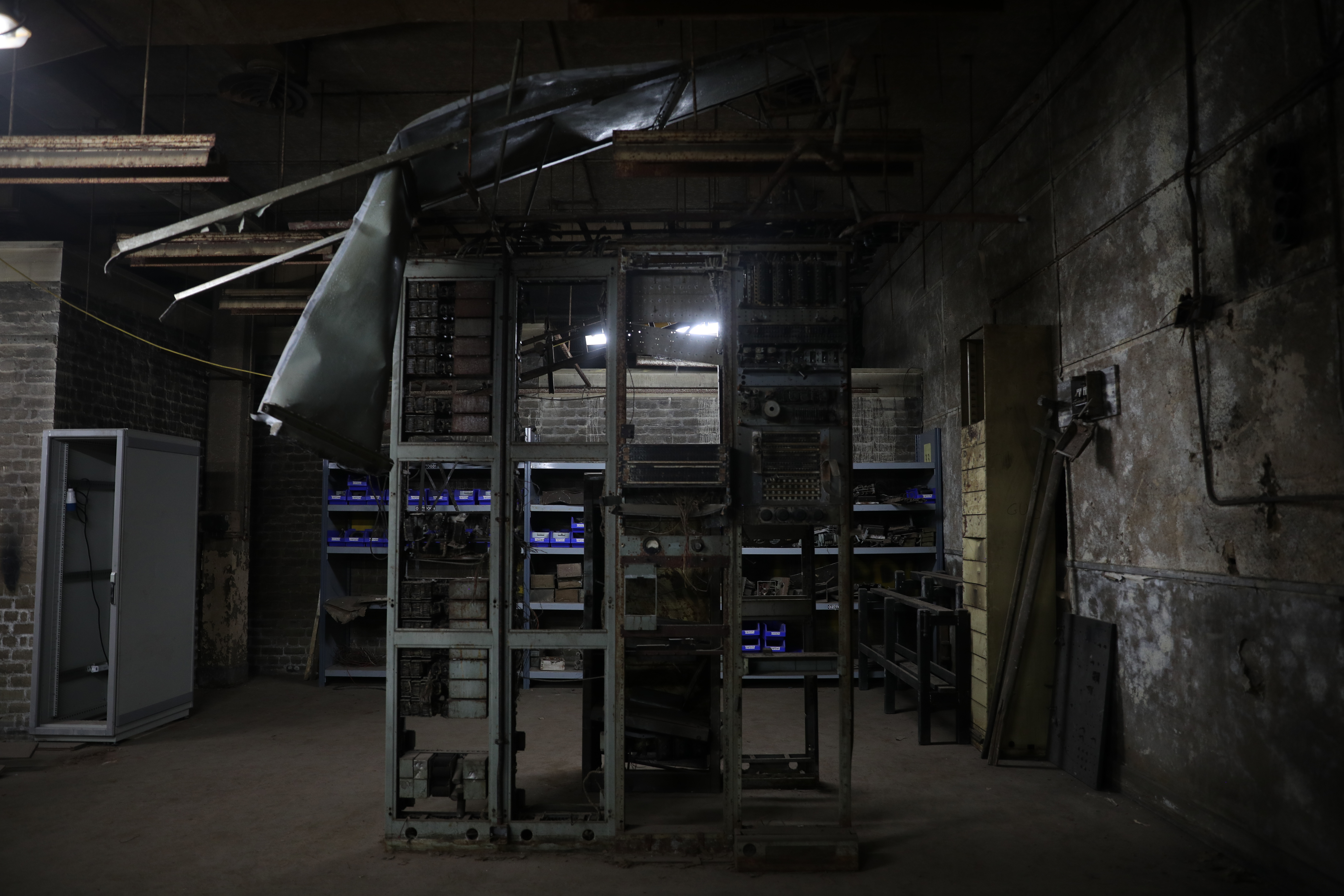 Inside the Edinburgh Cold War Bunker. Credit BFBS