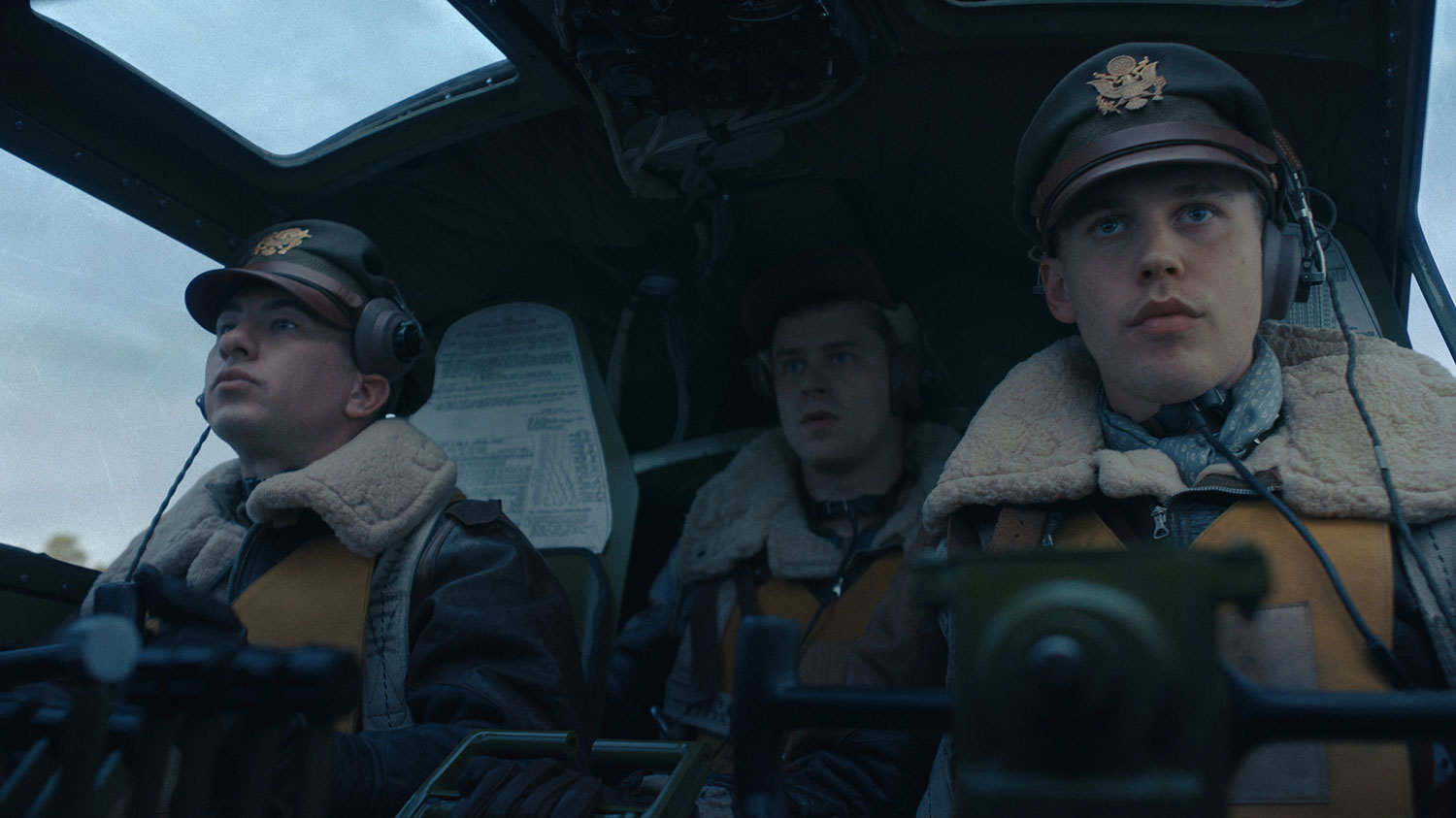 Barry Keoghan and Austin Butler in Masters of the Air premiering 26 January 2024 on Apple TV+ CREDIT Apple TV+