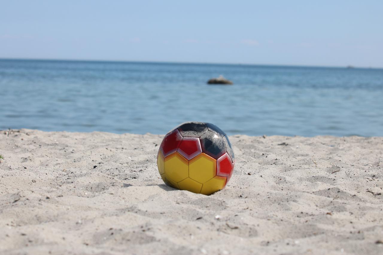 Ball on the beach. Jumpstory pic.