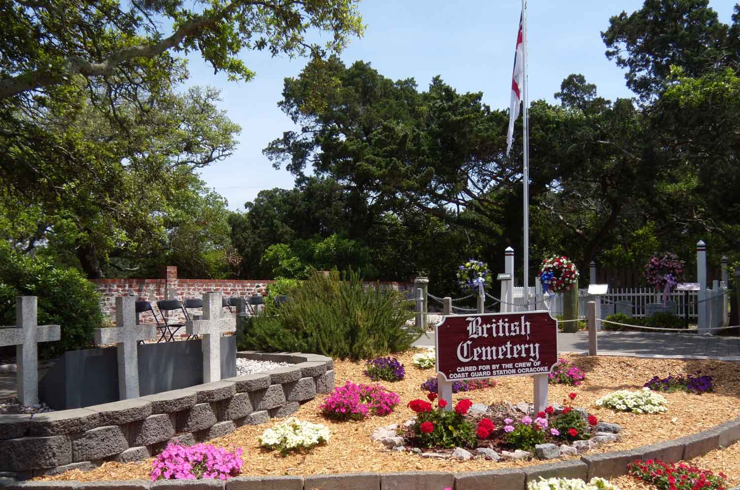 The British Cemetery, Ocracoke Island Off North Carolina 