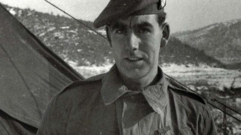 Mr Bill Speakman whilst serving in the Army.