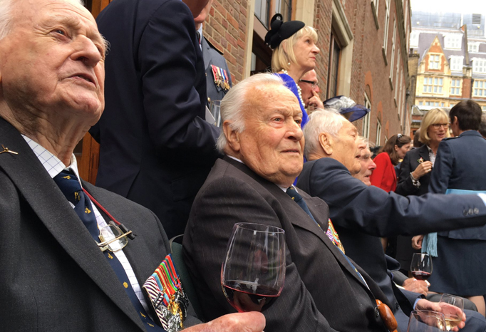 Battle of Britain Veterans at 77th anniversary