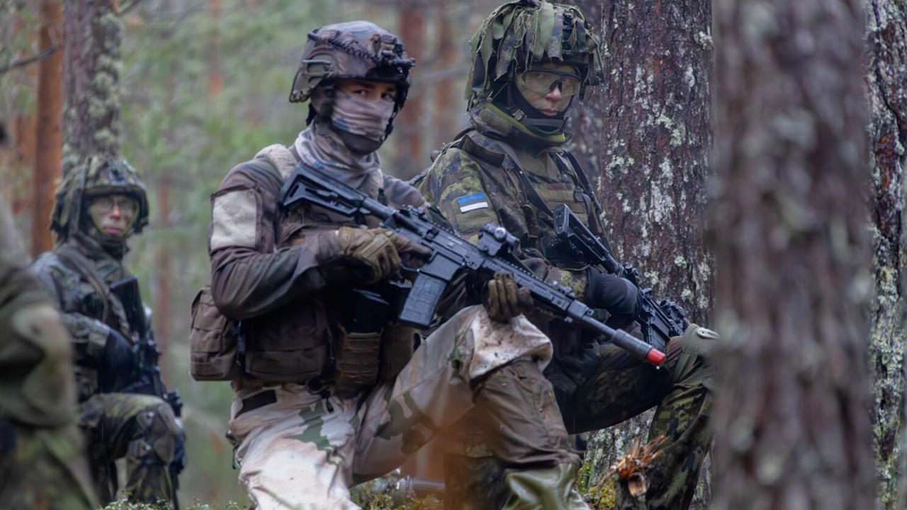 An estimated 2,000 troops from Britain, France, America, Latvia and Estonia are taking part in Exercise Pikne (Picture: Estonian Defence Forces)