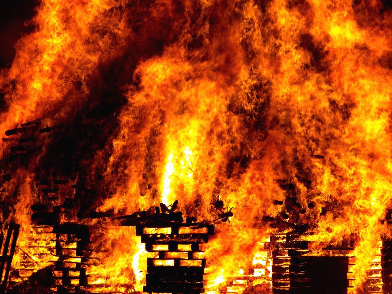 Napalm is made up a gelling agent that tenaciously sticks to targets. Image for illustrative purposes only. Credit: Jumpstory 