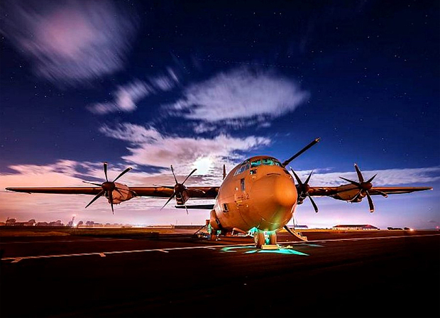 RAF Hercules aircraft