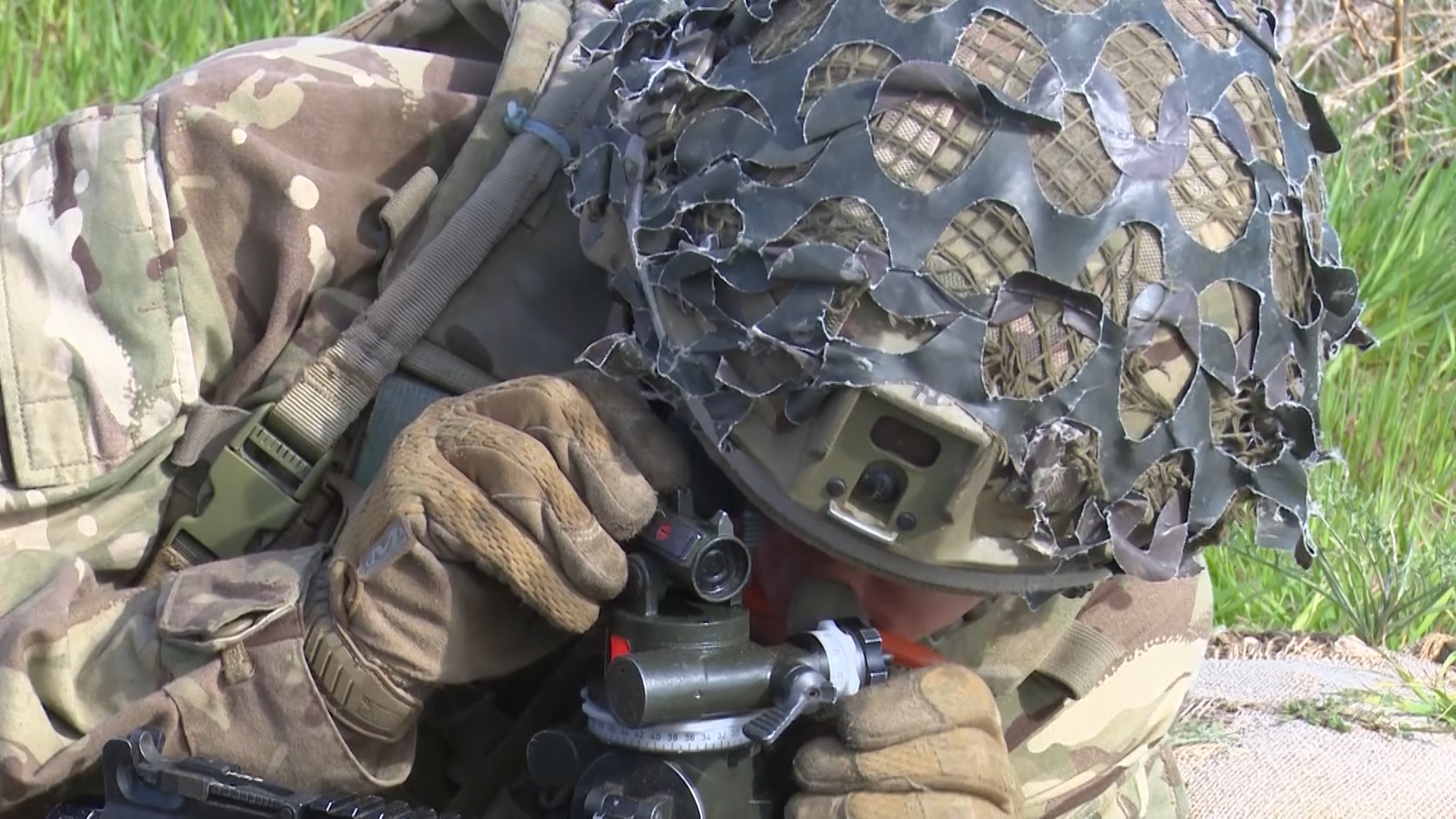 Machine gunners from 2nd Battalion the Royal Anglian Regiment ACMT Cyprus