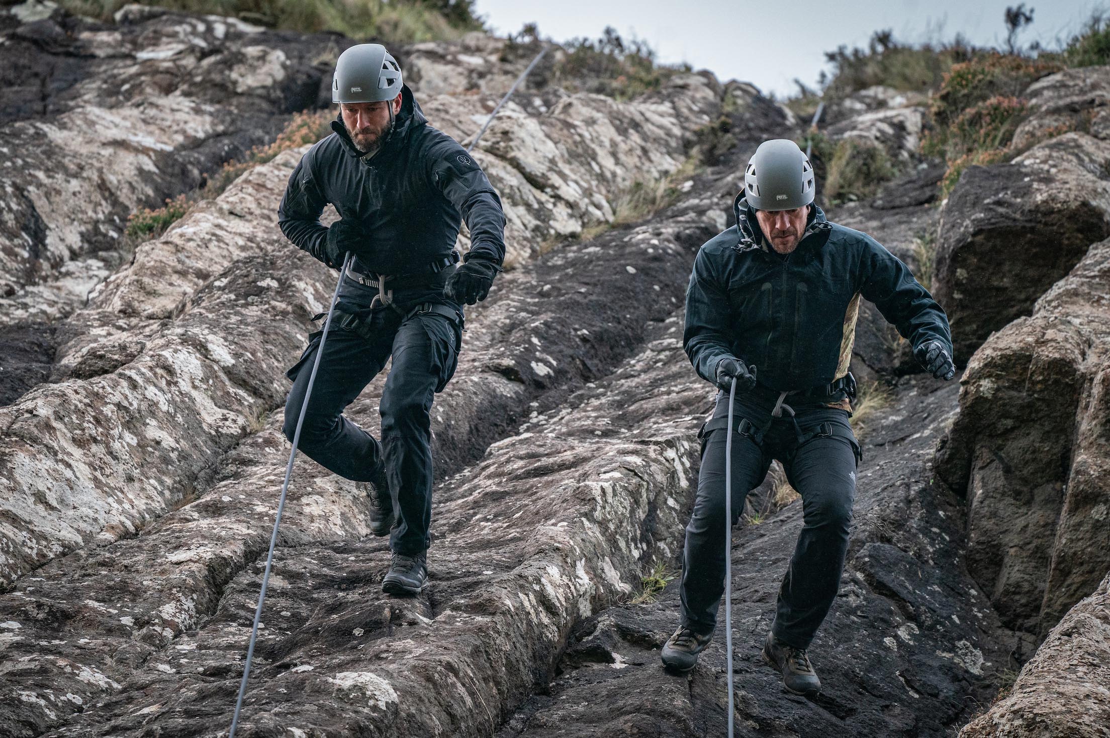 Celebrity SAS Who Dares Wins Episode 3 Cliff Abseil Ollie Ollerton Jay Morton Credit Channel 4