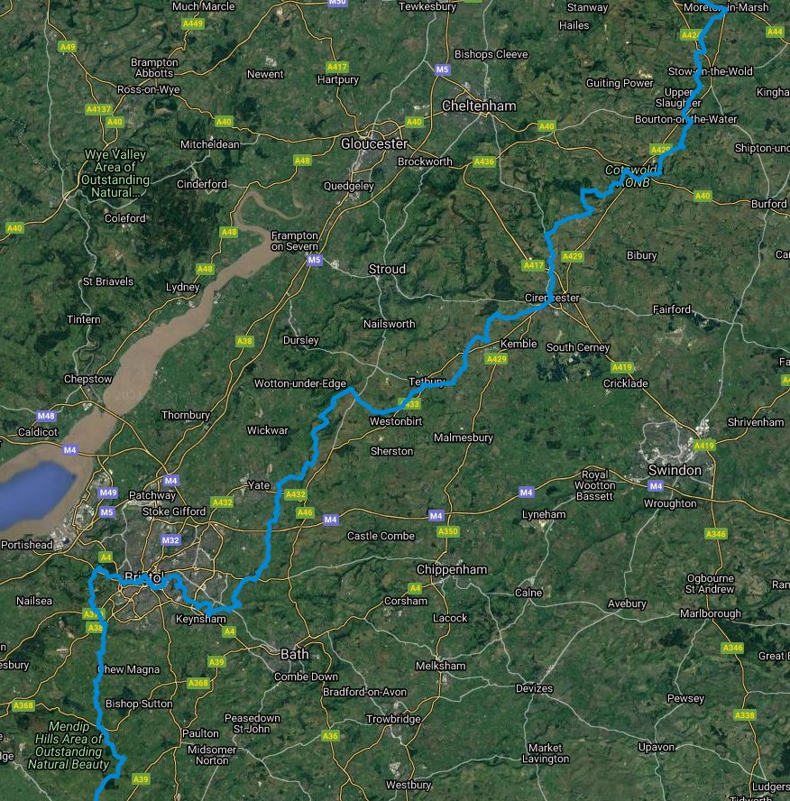 The Monarch's Way meanders through the Cotswolds en route to Bristol. Credit: M Brockhurst/Walking Englishman  